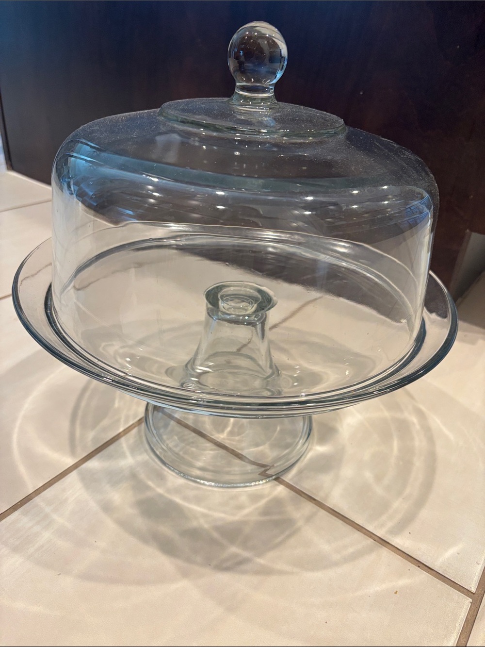 Target Glass Cake Stand with Lid